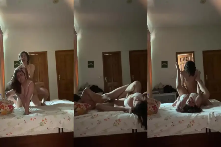 desi couple hardcore fucking with open door almost caught naked thumbnail